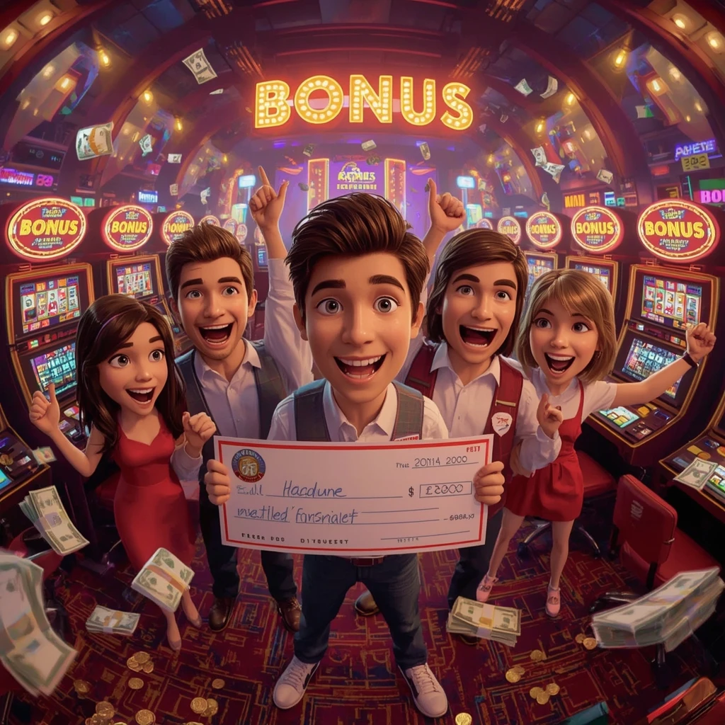 bonus dans les mains de l'homme au casino OH MY SPINS CASINO