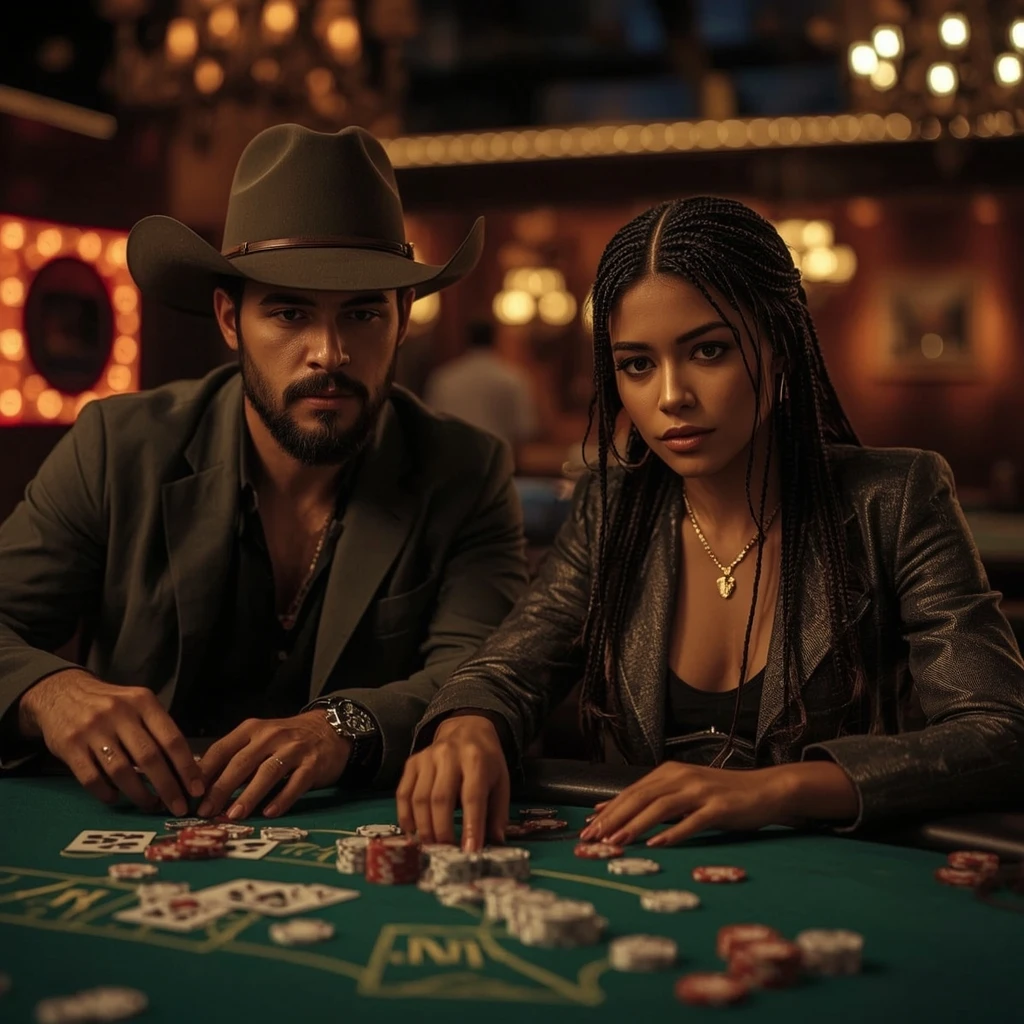 photo de deux joueurs de poker OH MY SPINS CASINO